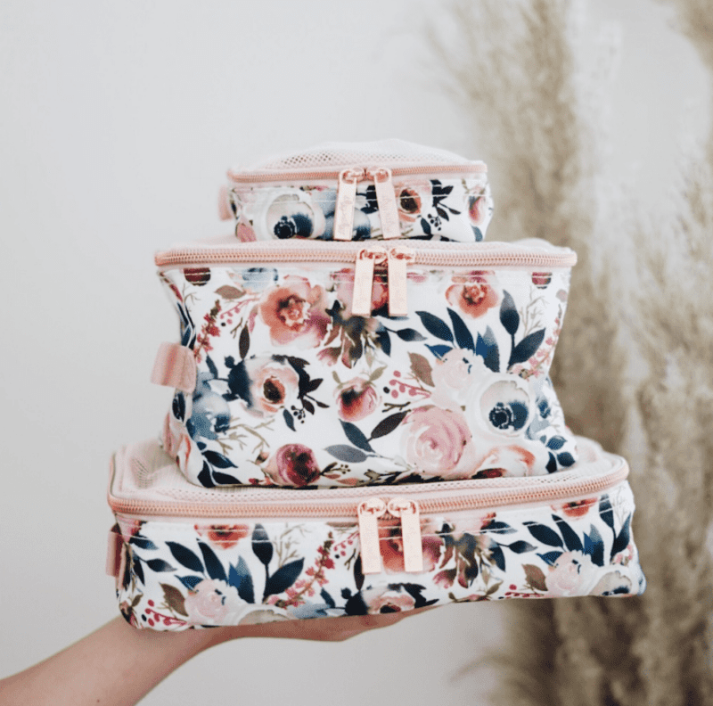 1971361237 Blush Floral Pack Like a Boss™ Diaper Bag Packing Cubes 2024
