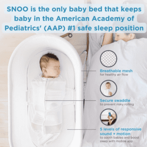 3837410073 SNOO | Smart Sleeper Baby Bassinet 2024